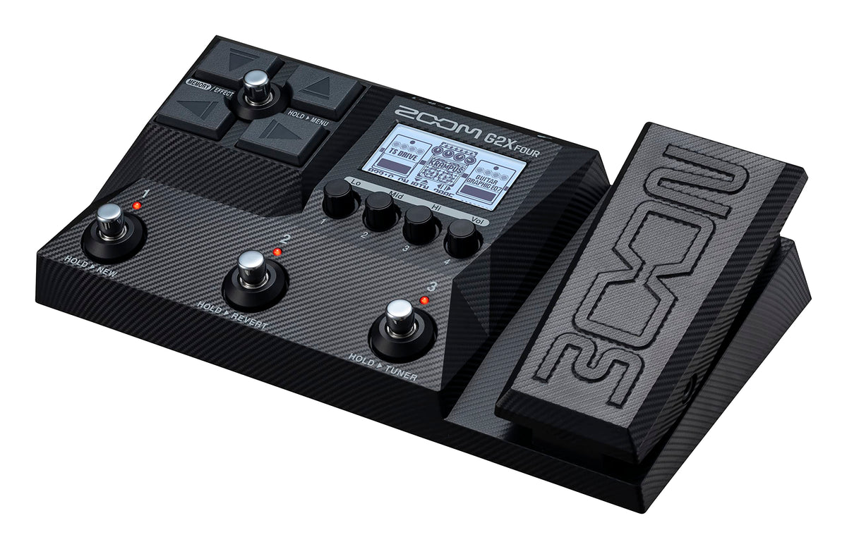 Zoom G2X FOUR Guitar Multi-Effects Processor With Expression Pedal