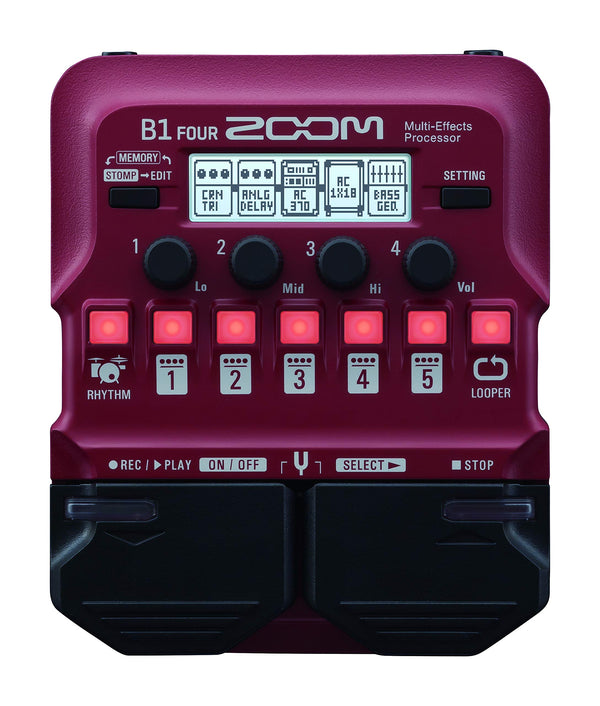 Zoom B1 FOUR Bass Multi-Effects Processor
