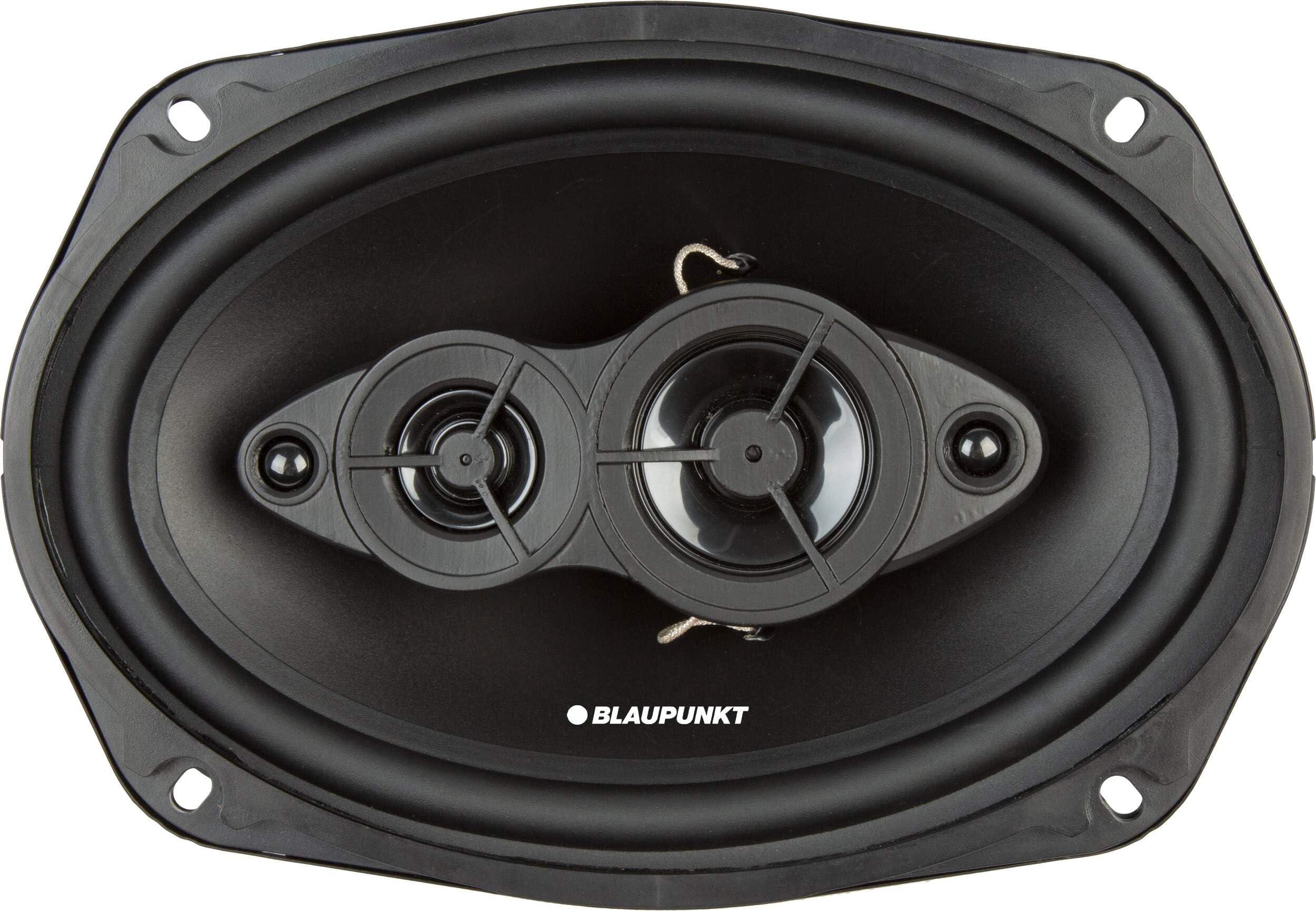 BLAUPUNKT BPS-E695 6x9 5-Way Car Speakers 140W - Superior Audio Quality, Durable Design, Easy Installation – Pair Bundle with Gravity Magnet Phone Holder