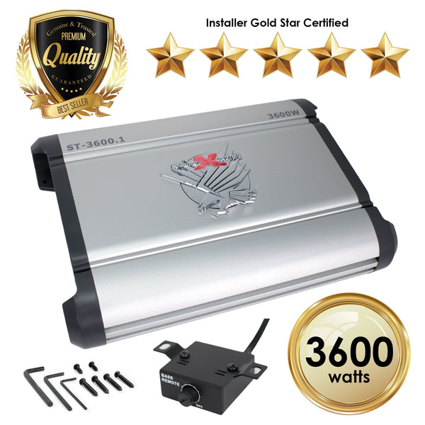 SoundXtreme ST-3600.1 Monoblock Car Amplifier