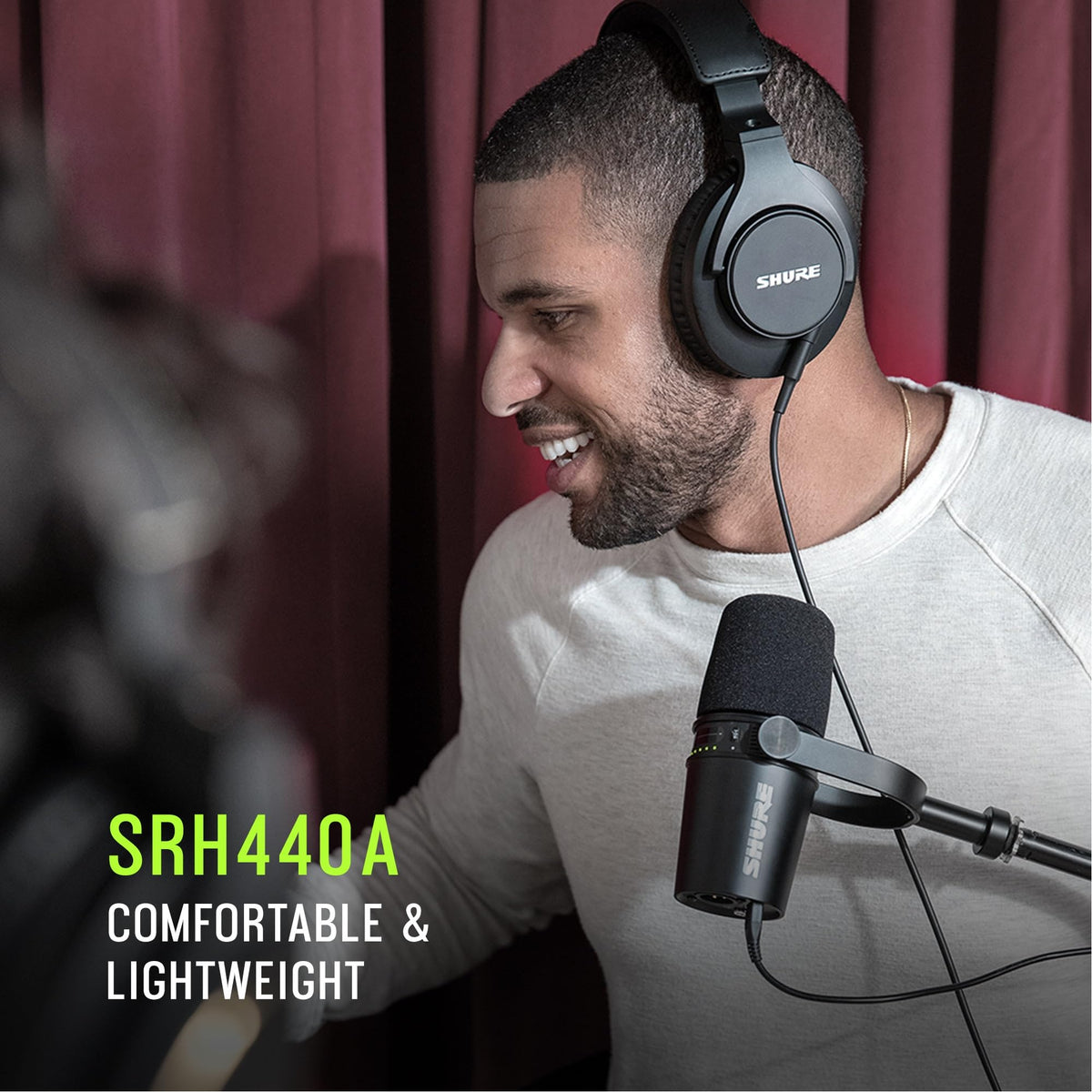 Shure SRH440A Over-Ear Studio Headphones