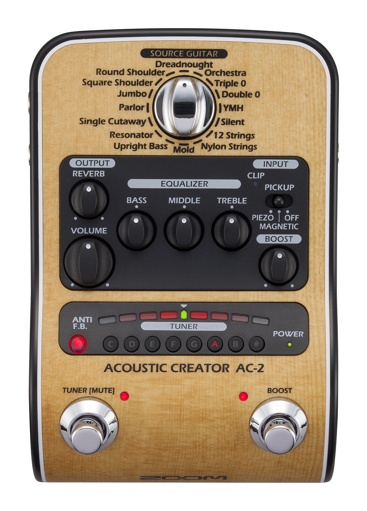 Zoom AC-2 Acoustic Creator DI Pedal