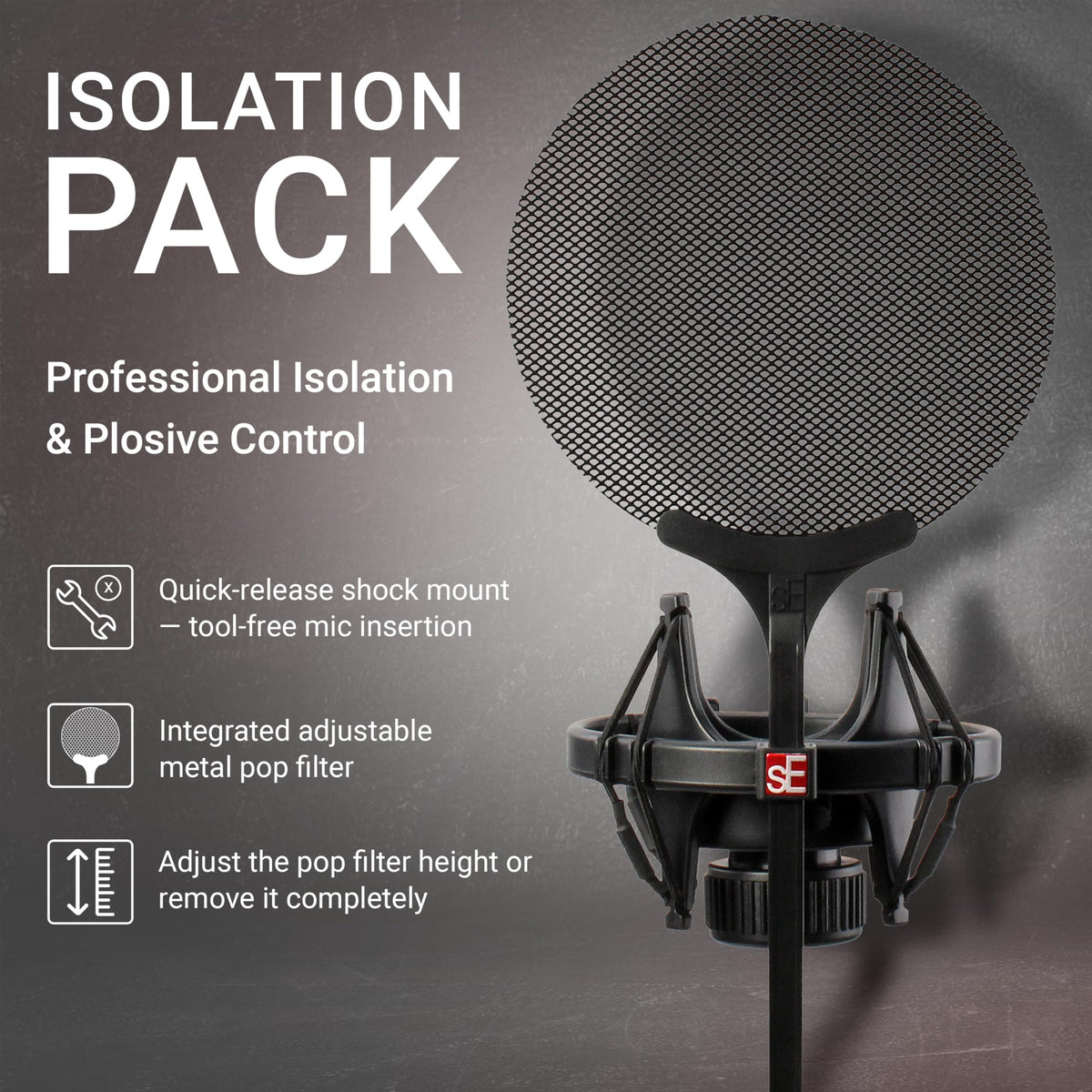 sE Electronics X1 S VOCAL PACK Condenser Microphone Bundle