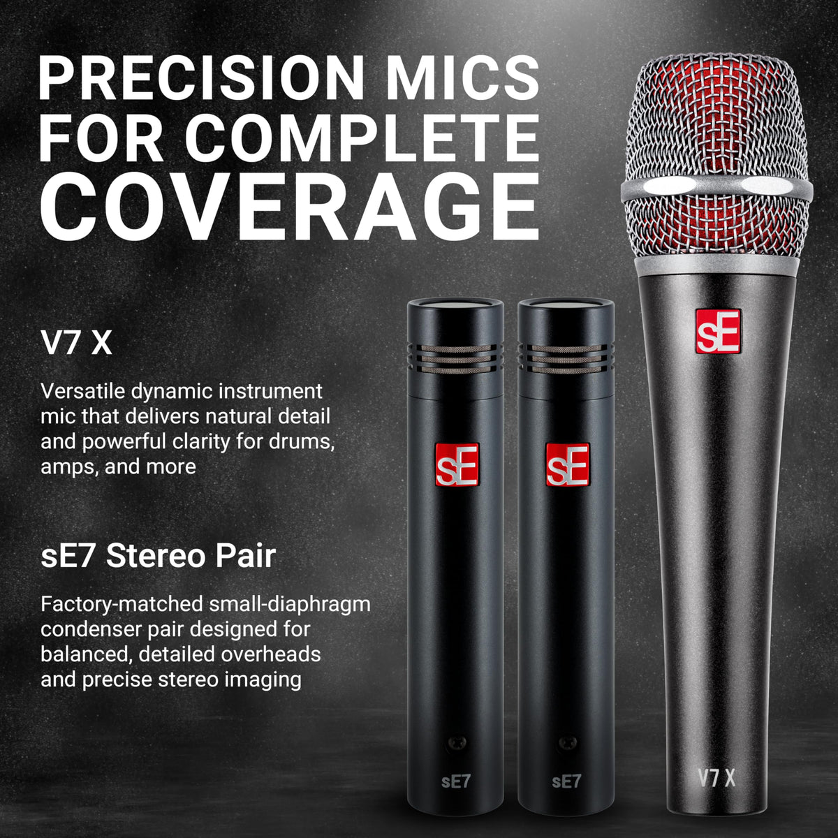 sE Electronics V PACK CLUB STANDARD Drum Mic Kit