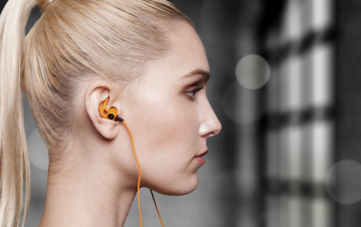 V-MODA FRZ-A-ORANGE Forza Wired In-Ear Sport Headphones