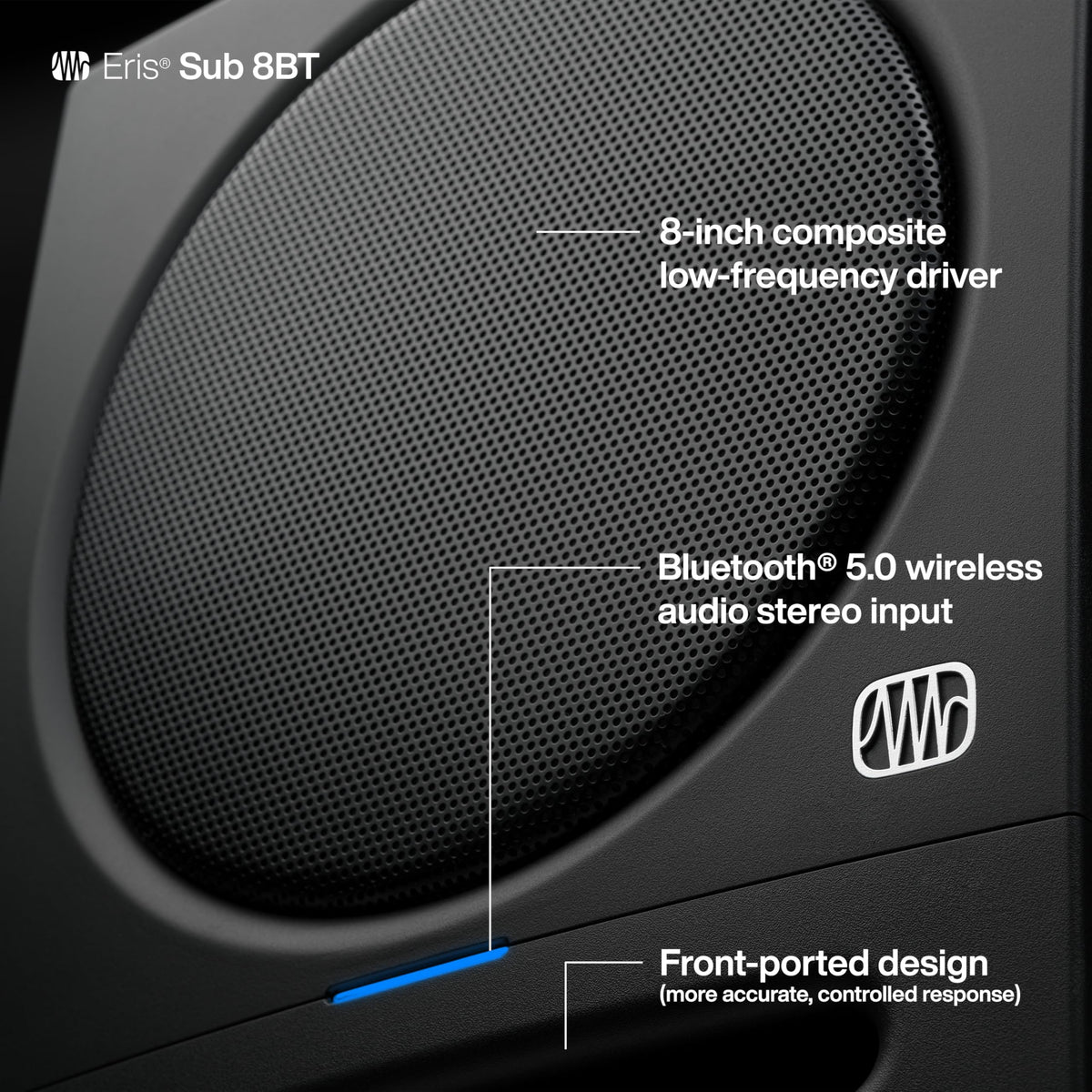 PreSonus Eris Sub 8BT 8" Powered Studio Subwoofer