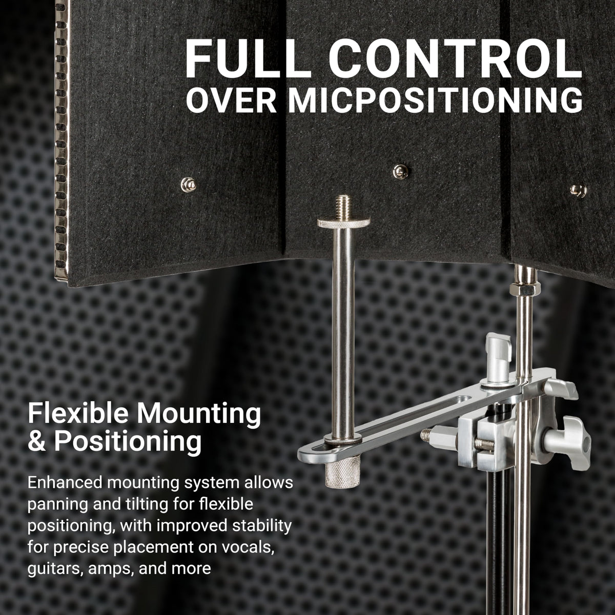 sE Electronics RF Pro Black Microphone Isolation Shield