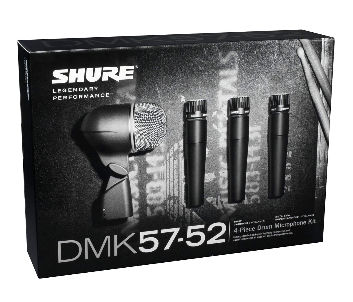 Shure DMK57-52 4-Piece Drum Microphone Kit