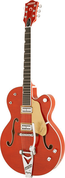 Gretsch G6120T Brian Setzer Signature Nashville Guitar - Orange Flame