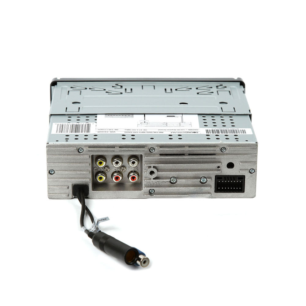 Soundstream VIR-7830B - Single-Din Bluetooth Car Stereo DVD Player with 7-Inch LCD Touchscreen