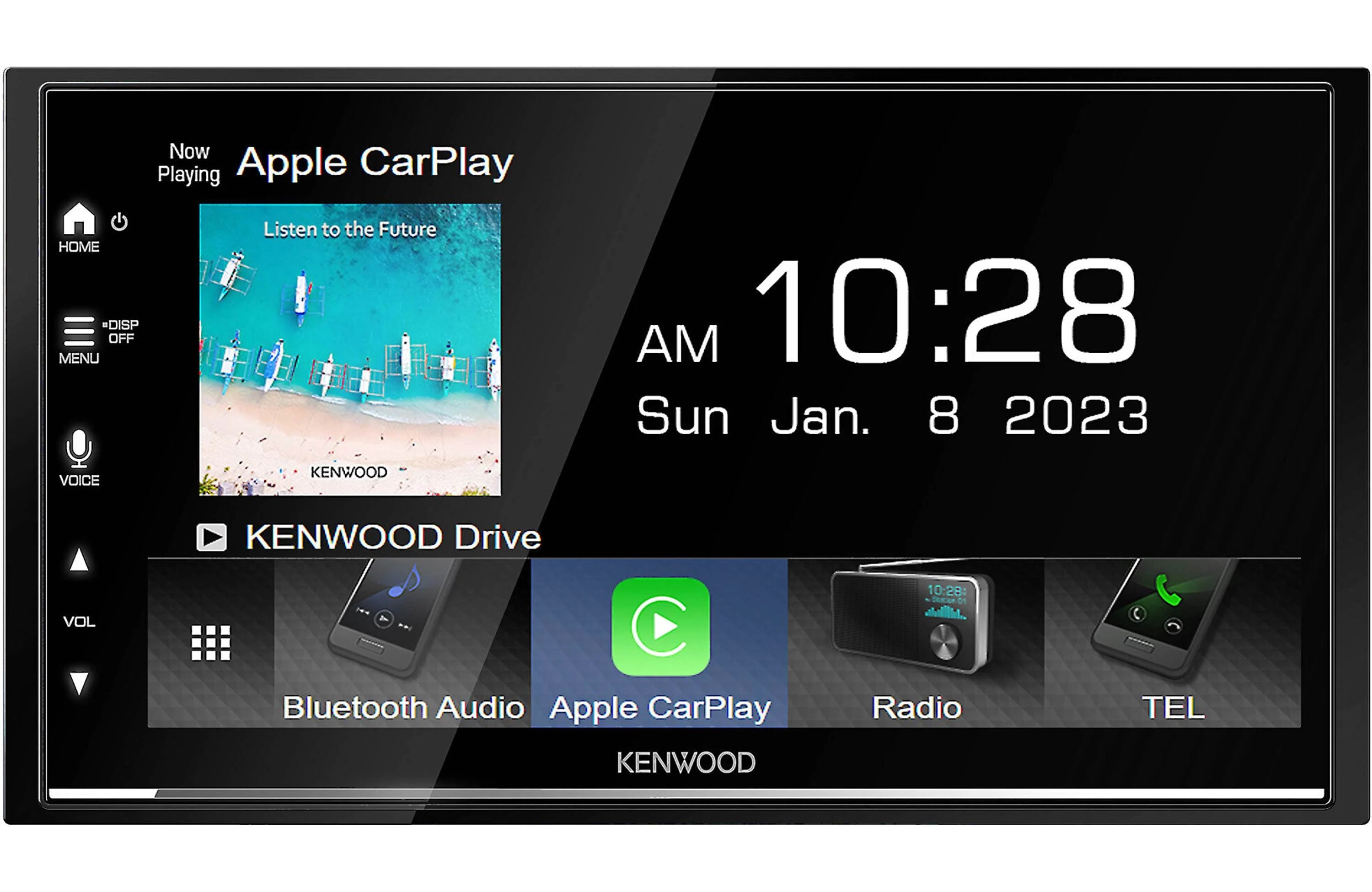 KENWOOD DMX8709S 6.8-Inch Capacitive Touch Screen, Car Stereo | Plus SiriusXM SXV300V1 Satellite Radio Vehicle Tuner