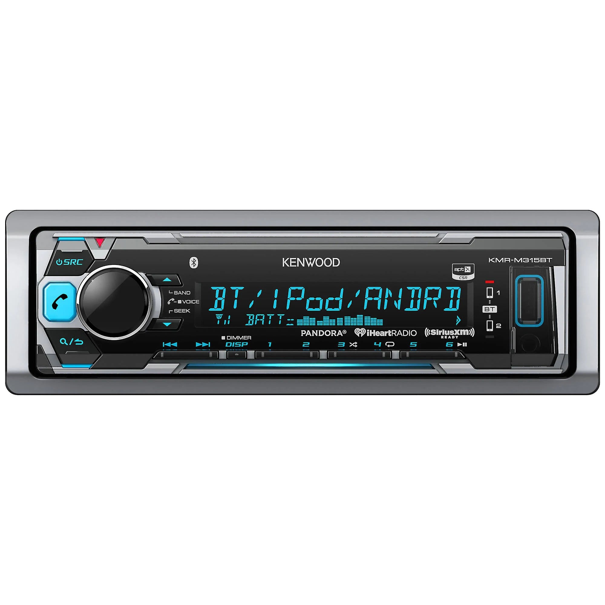 Kenwood KMRM315BT Marine Media Receiver with Bluetooth