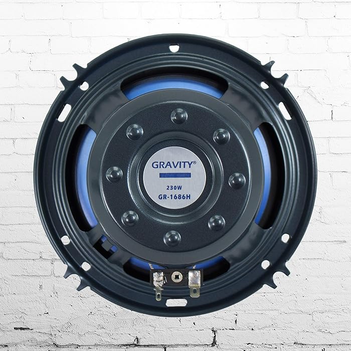 Gravity GR-1686H 6.5" 2-Way Coaxial Car Speakers
