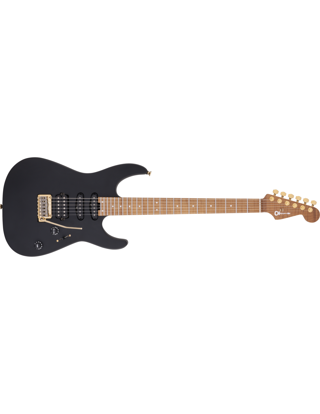 Charvel USA Select DK24 HSS Electric Guitar - Satin Black