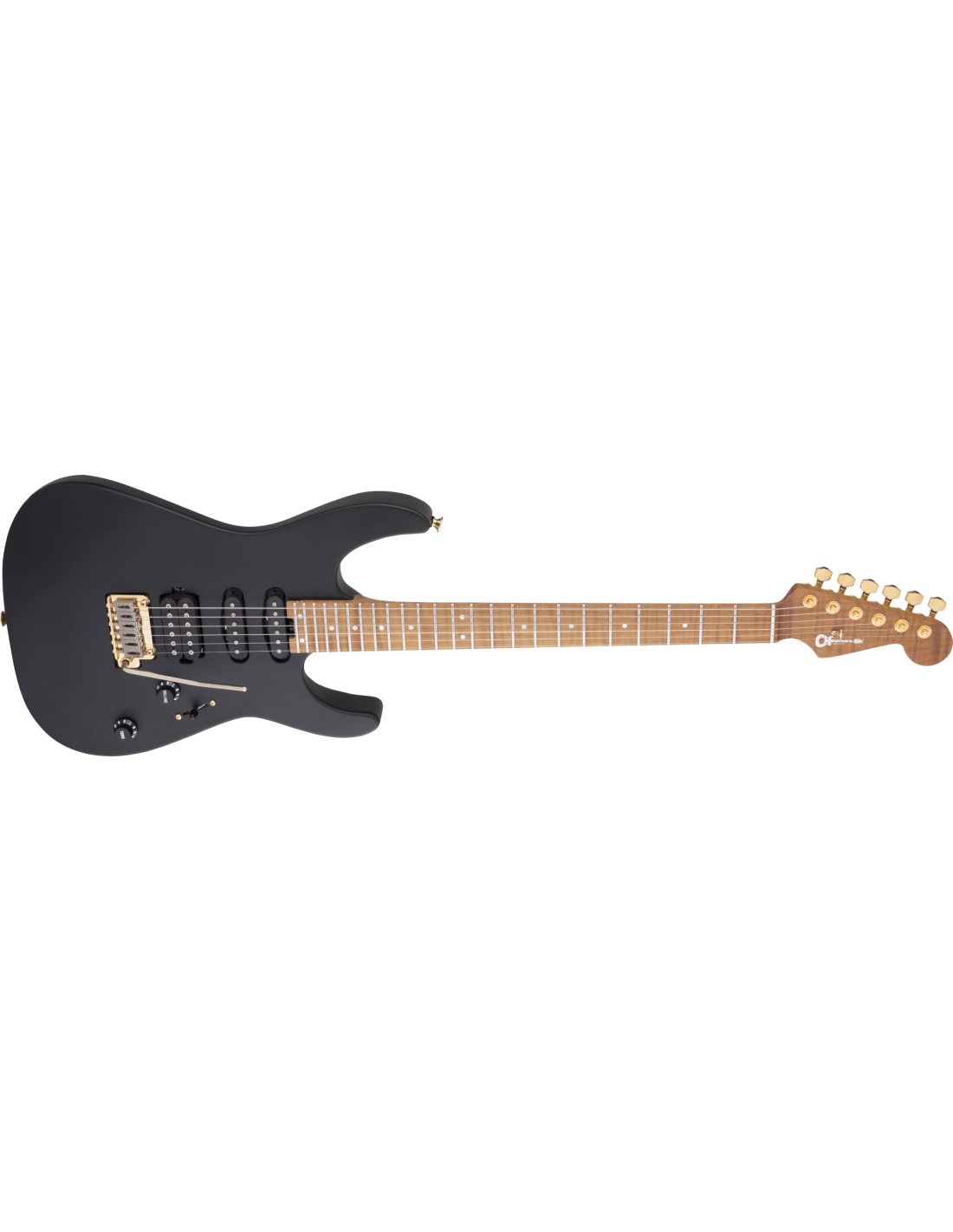 Charvel USA Select DK24 HSS Electric Guitar - Satin Black