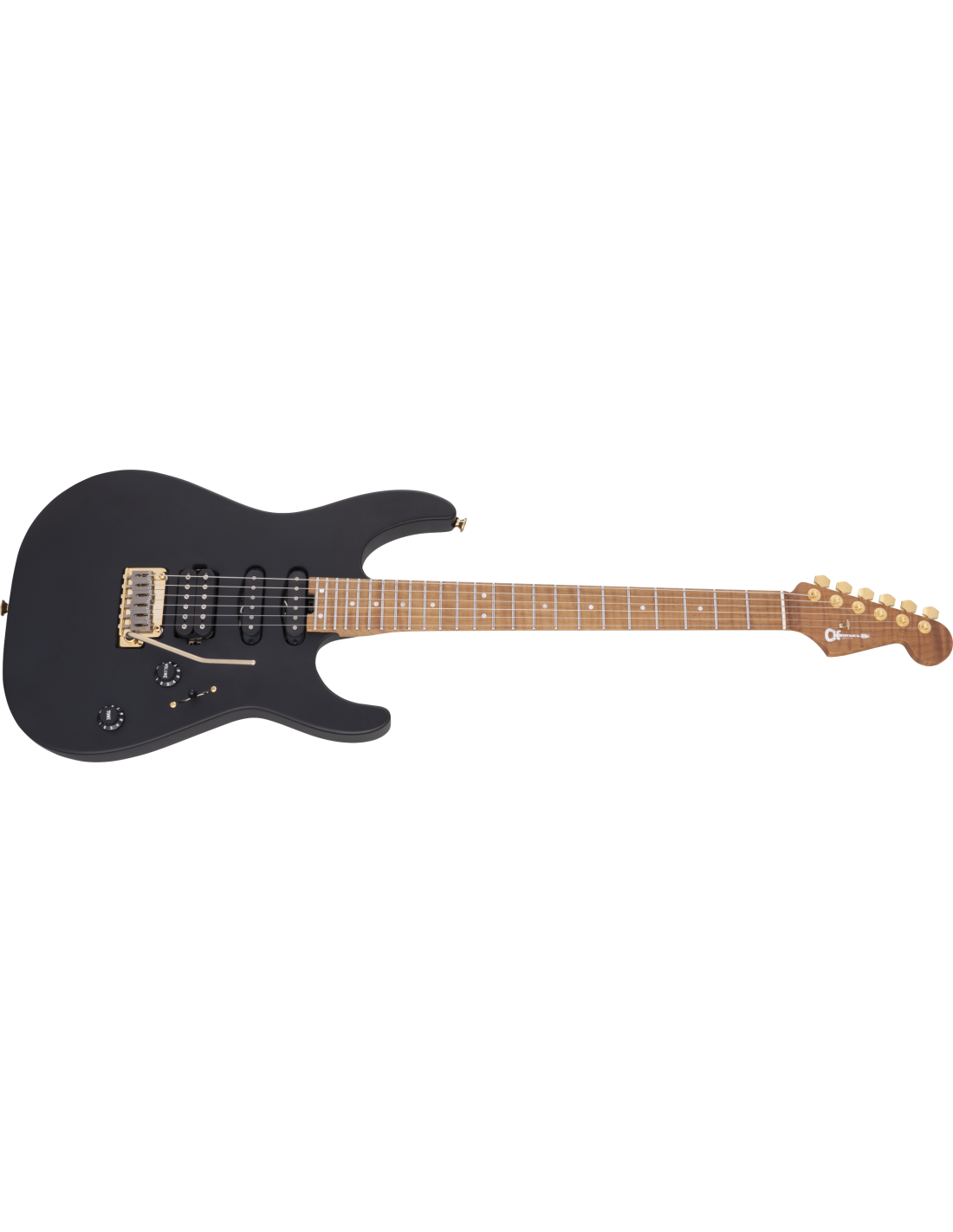 Charvel USA Select DK24 HSS Electric Guitar - Satin Black