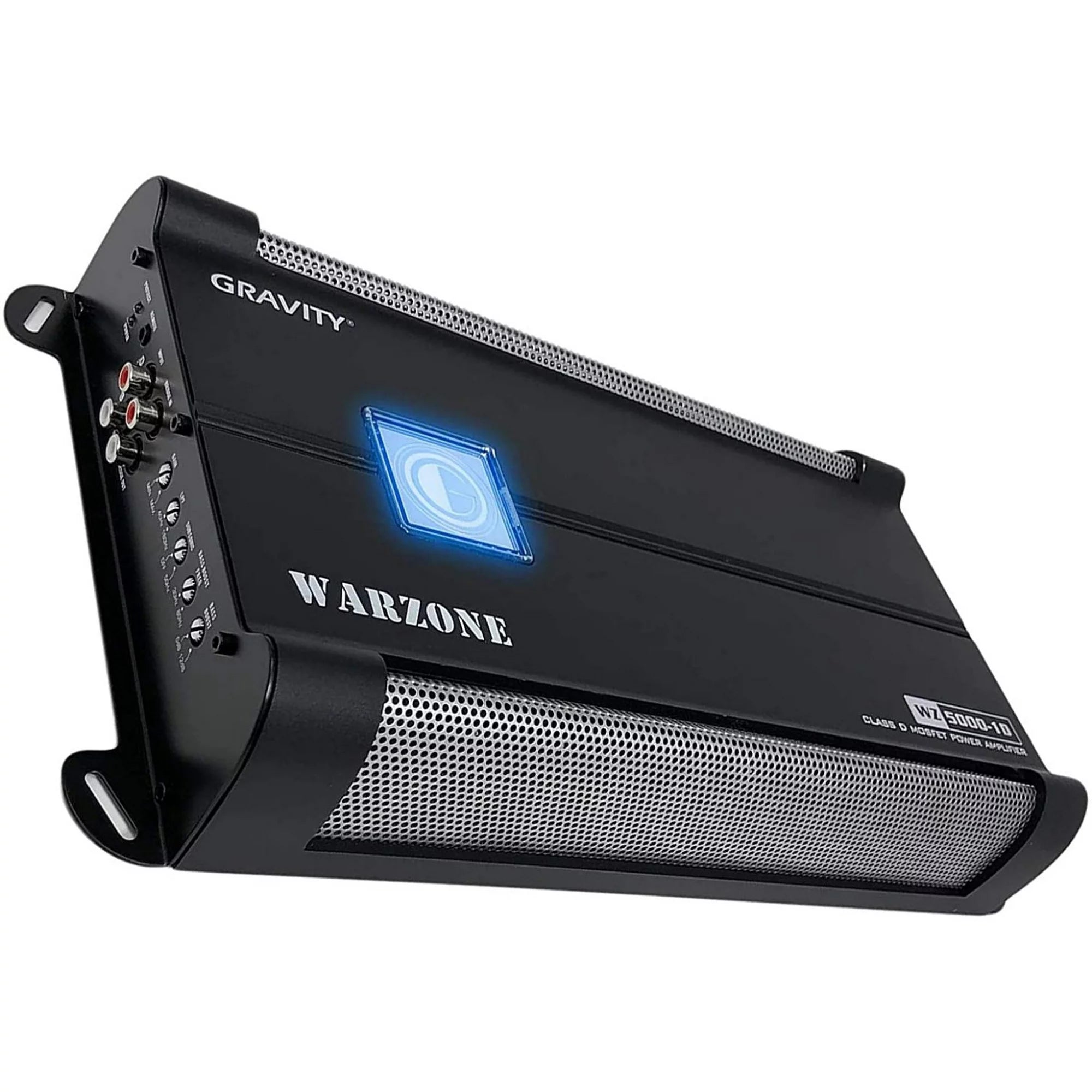 Gravity Audio WZ5000.1D Warzone 5000W Class D Amp 1/2/4 Ohm Stable with Remote Sub Control