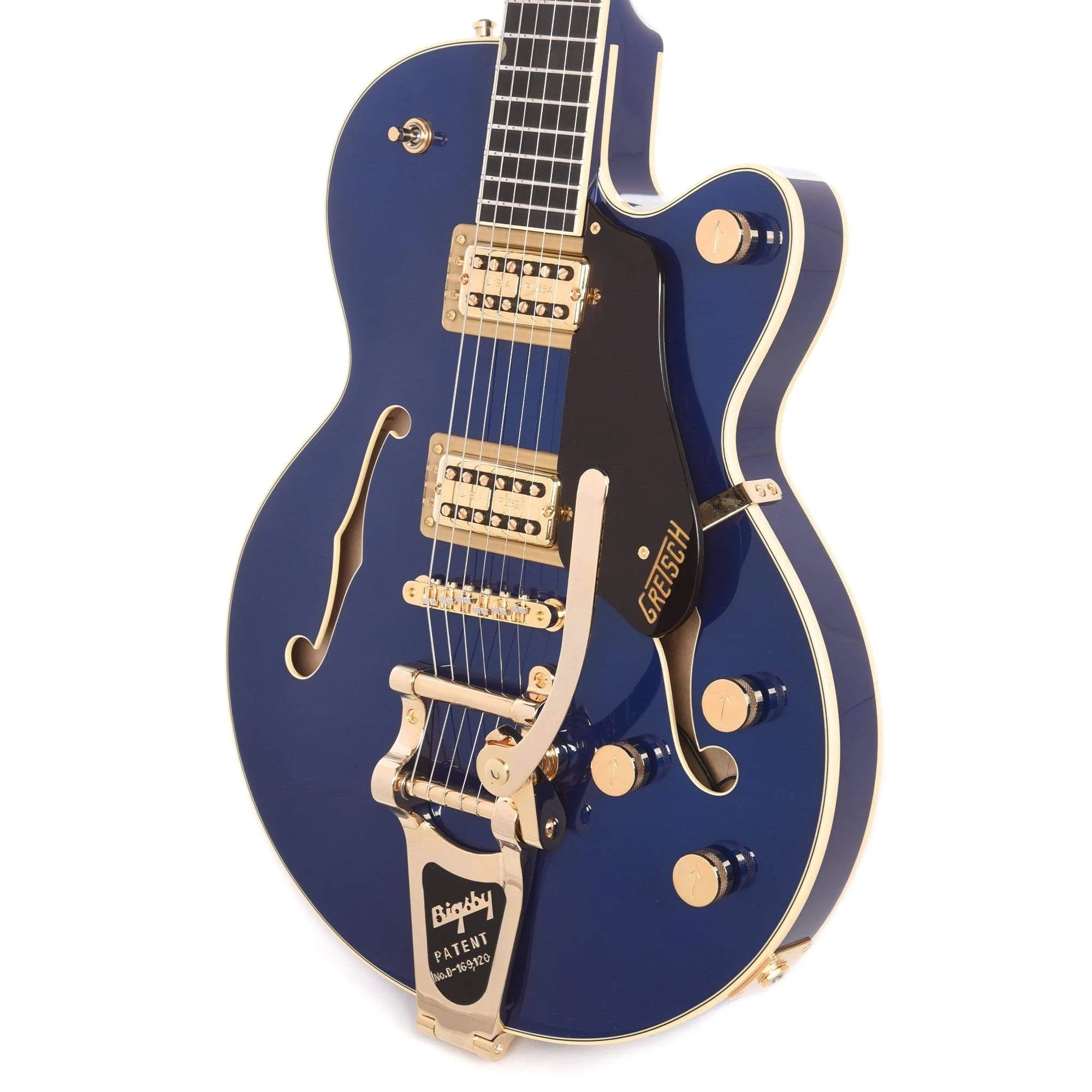Gretsch G6659TG Players Edition Broadkaster Jr. Center Block Single-Cut Guitar - Azure Metallic