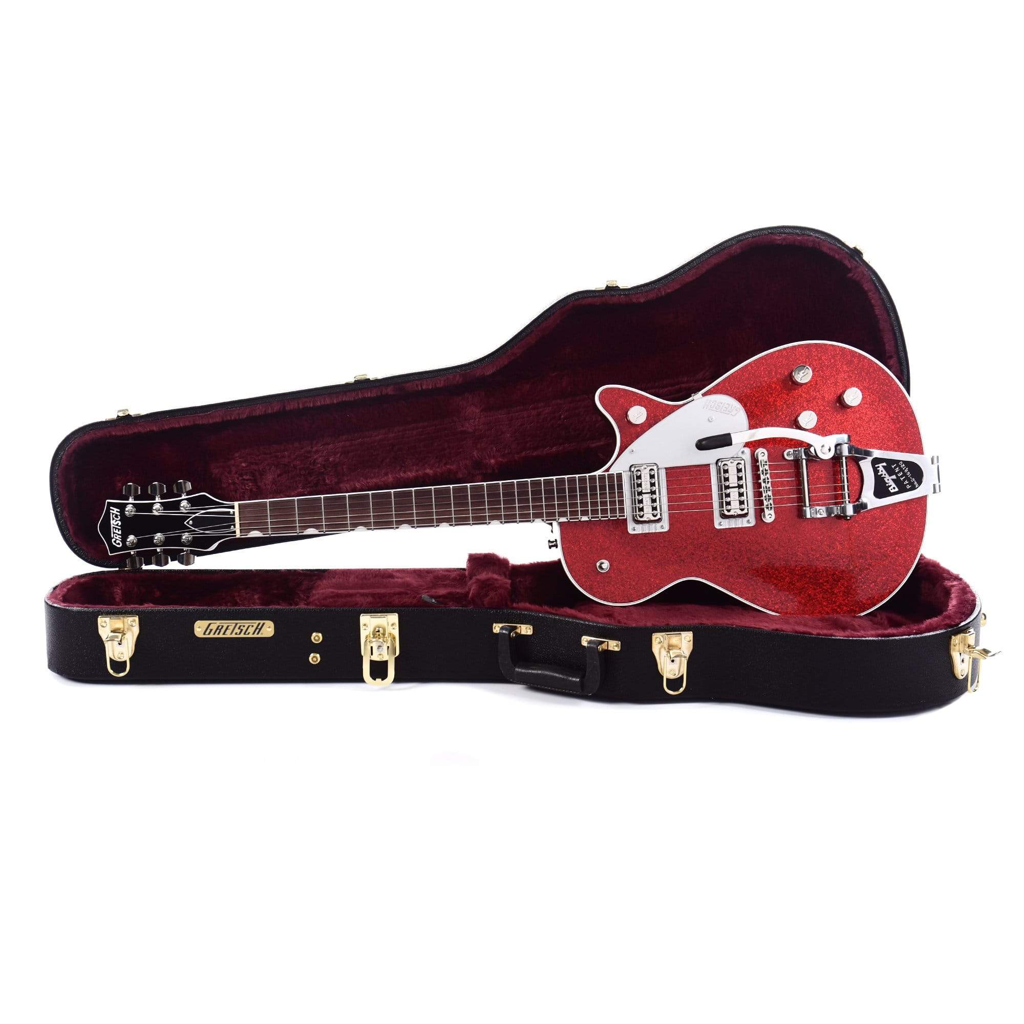 Gretsch G6129T Players Edition Jet FT Electric Guitar - Red Sparkle