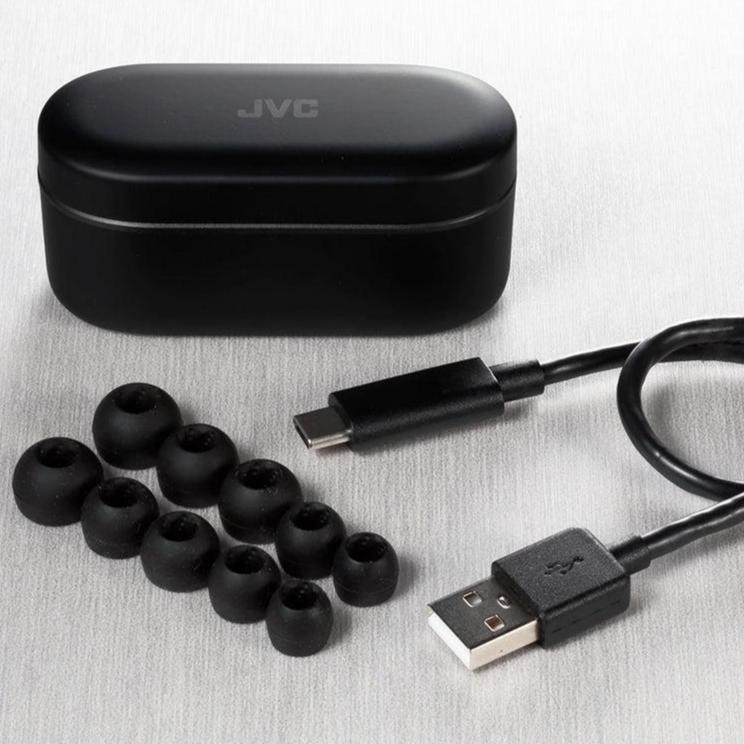 JVC HA-FW1000T Wood True Wireless Earbuds