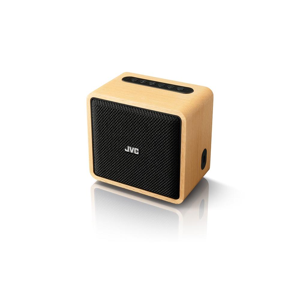 JVC SP-WS1BT Wood Portable Wireless Speaker