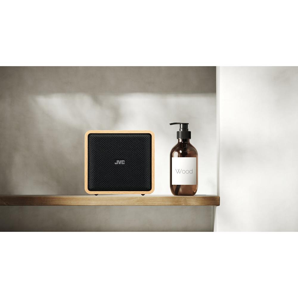 JVC SP-WS1BT Wood Portable Wireless Speaker