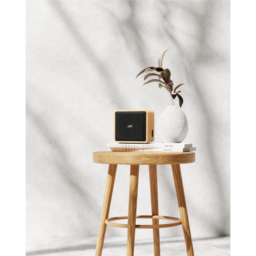 JVC SP-WS1BT Wood Portable Wireless Speaker
