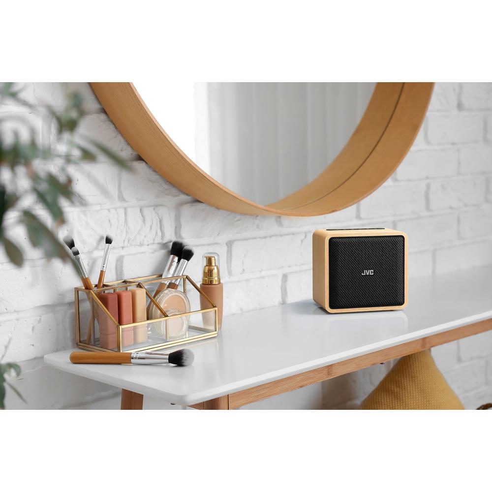 JVC SP-WS1BT Wood Portable Wireless Speaker