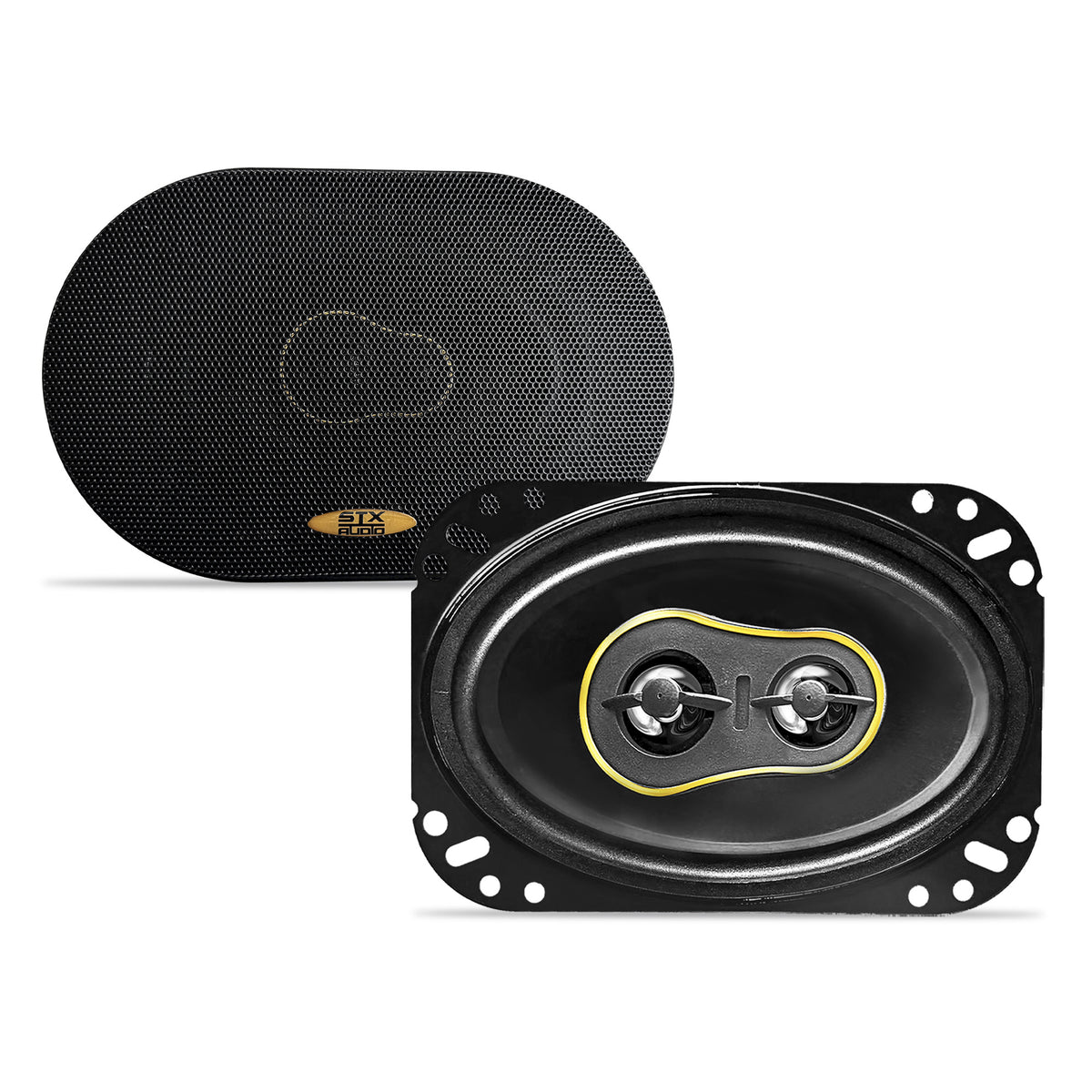 STX Audio SX462 4x6-Inch 2-Way Coaxial Speakers
