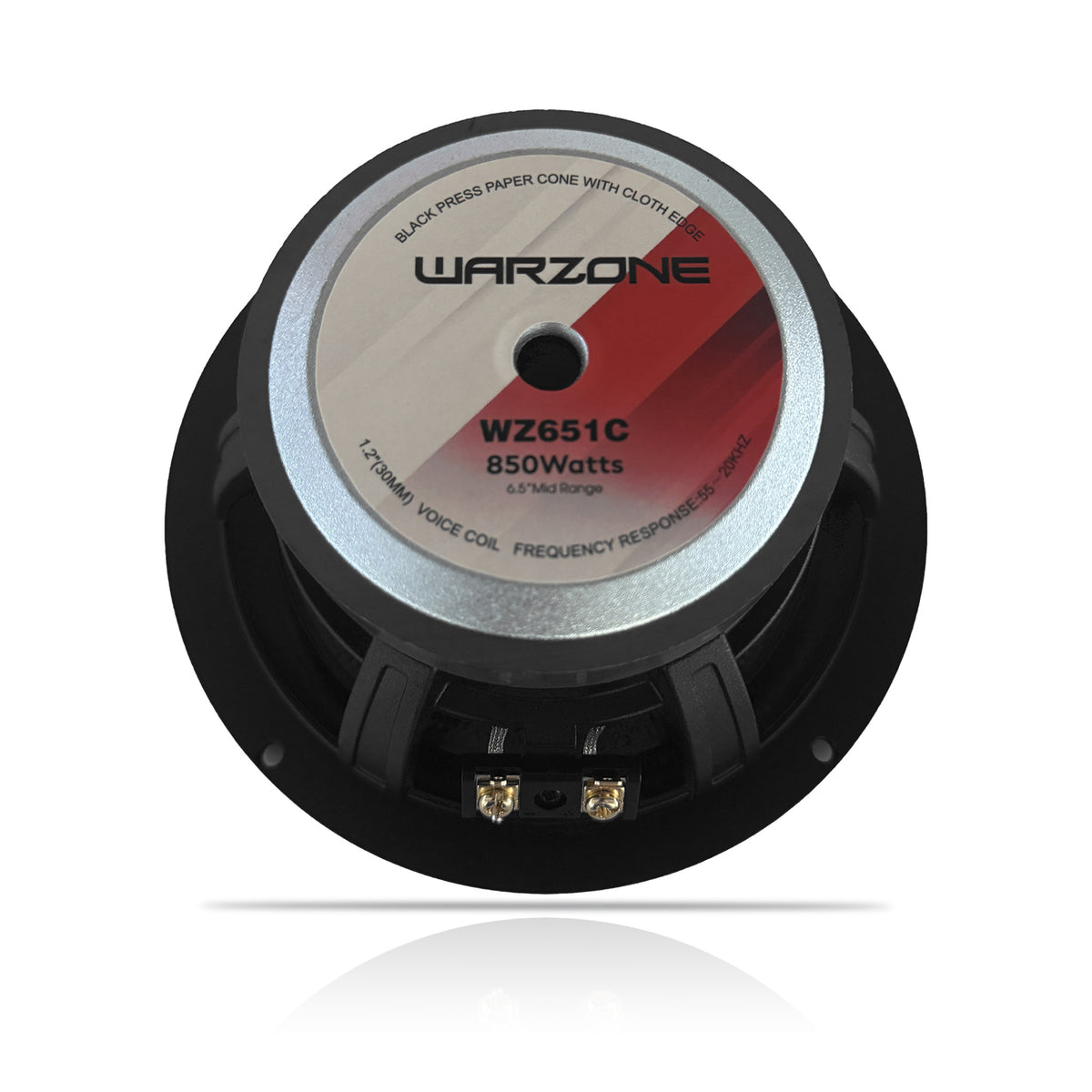 Warzone WZ-651C 6.5" 2-Way Component Speakers