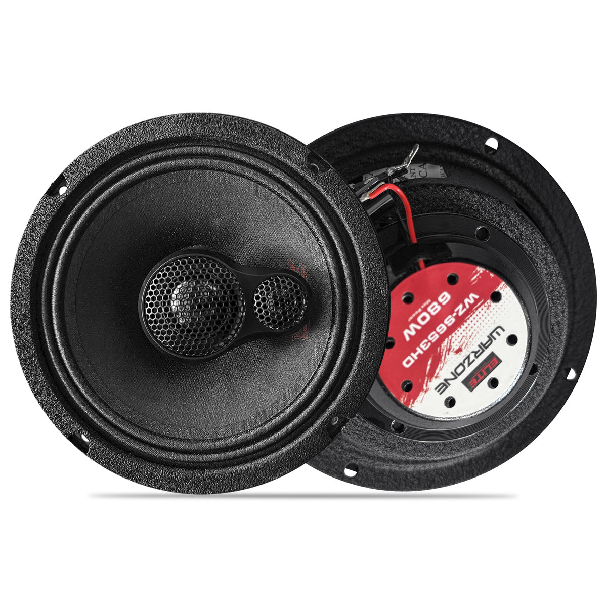 Warzone WZ-S653HD 6.5" Harley-Davidson 2014+ Direct Fit Speakers, Pair