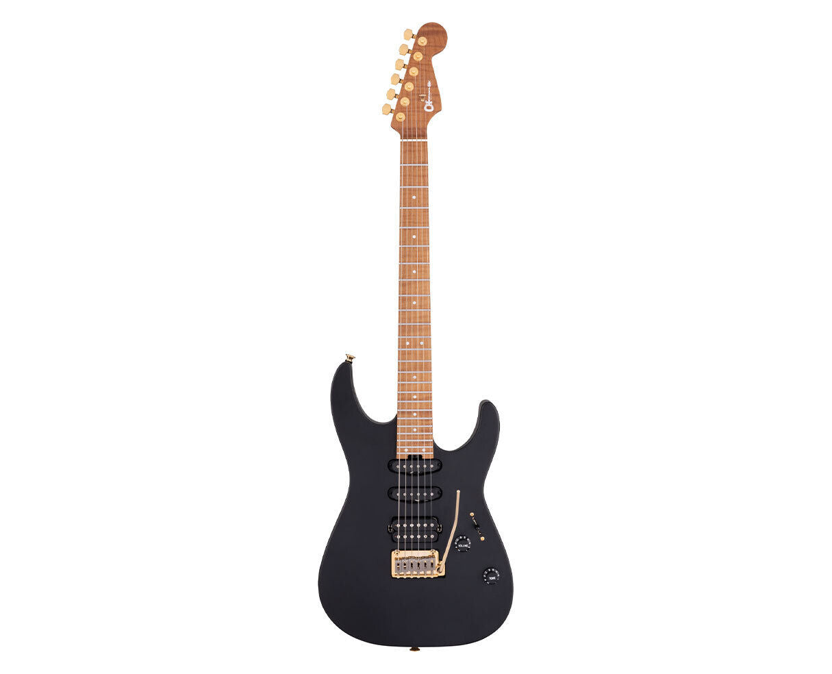 Charvel USA Select DK24 HSS Electric Guitar - Satin Black