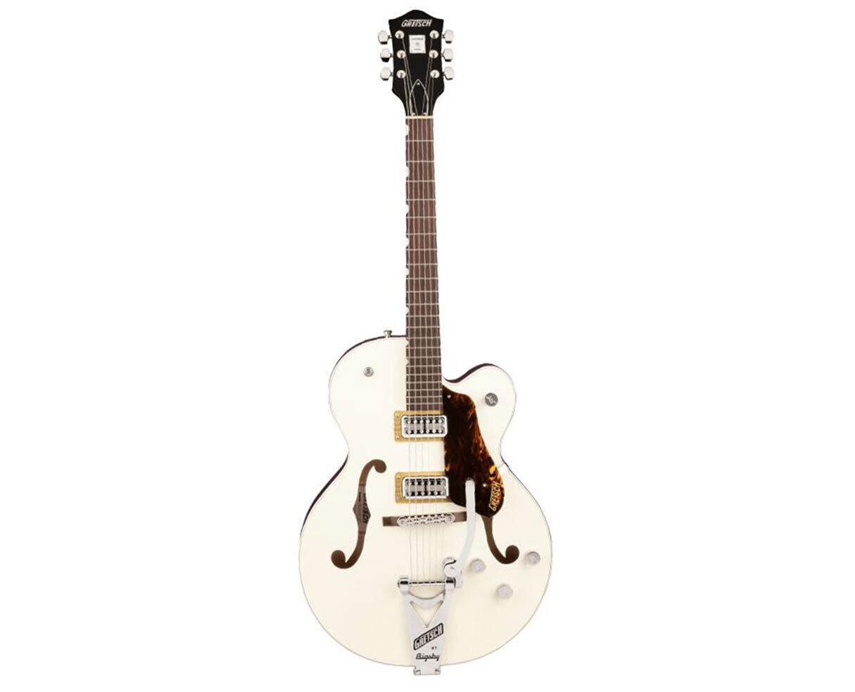 Gretsch G6118T Players Edition Anniversary - Two-Tone Lotus Ivory/Walnut Stain
