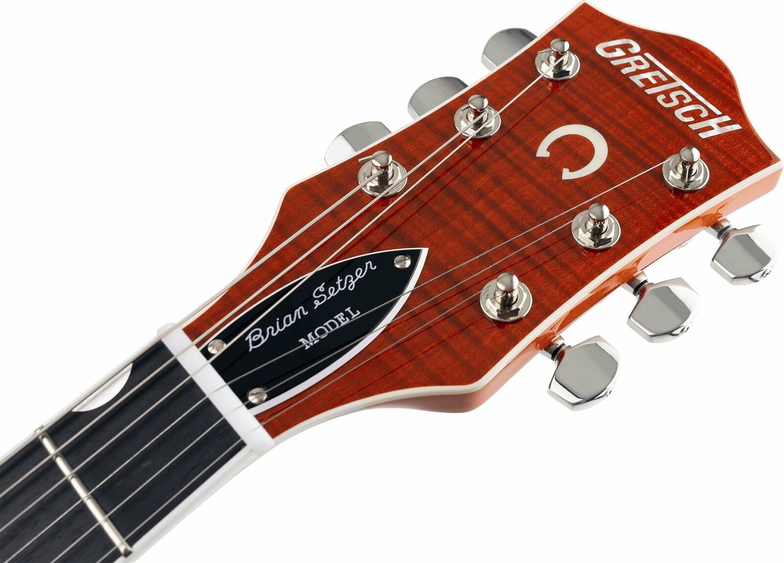 Gretsch G6120T Brian Setzer Signature Nashville Guitar - Orange Flame