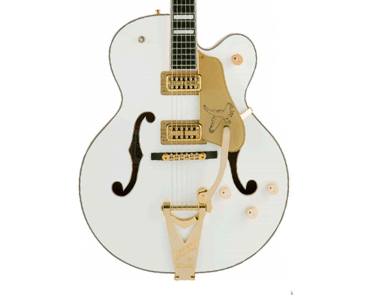 Gretsch G6136T-MGC Michael Guy Chislett Falcon Electric Guitar - Vintage White