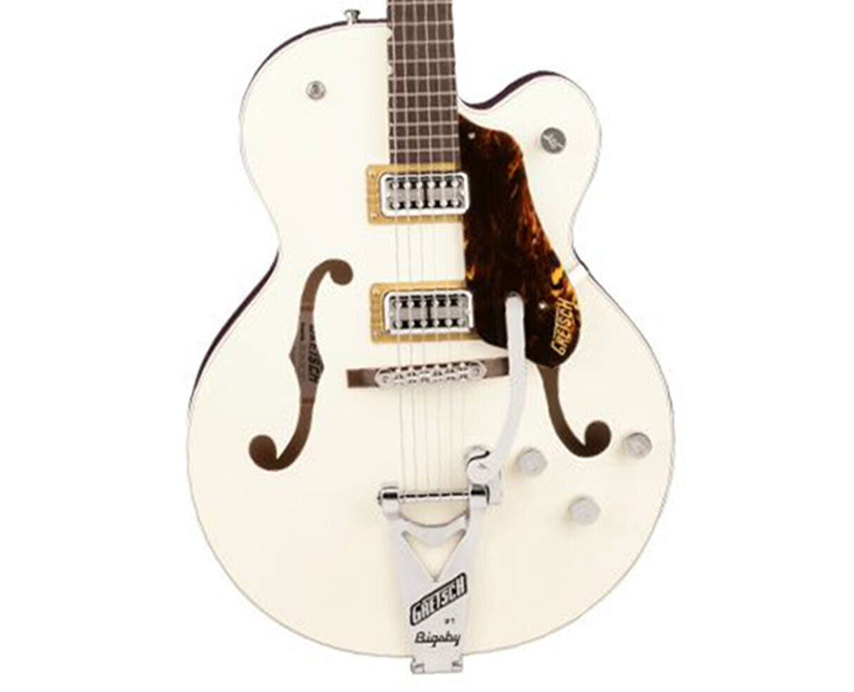 Gretsch G6118T Players Edition Anniversary - Two-Tone Lotus Ivory/Walnut Stain