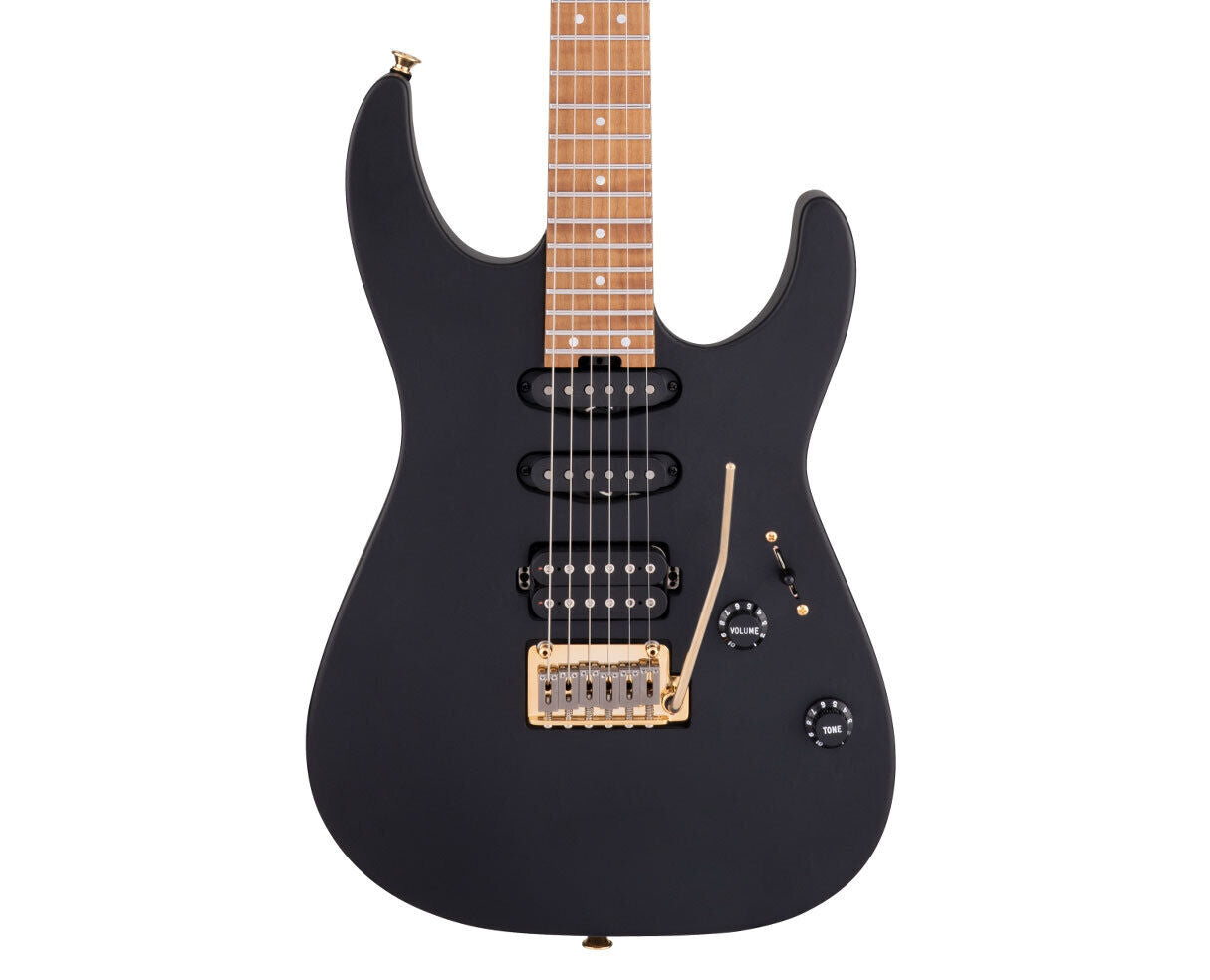 Charvel USA Select DK24 HSS Electric Guitar - Satin Black