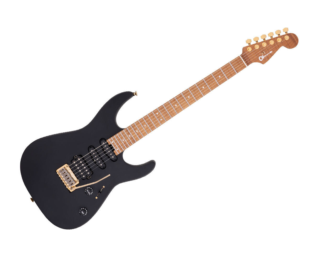 Charvel USA Select DK24 HSS Electric Guitar - Satin Black