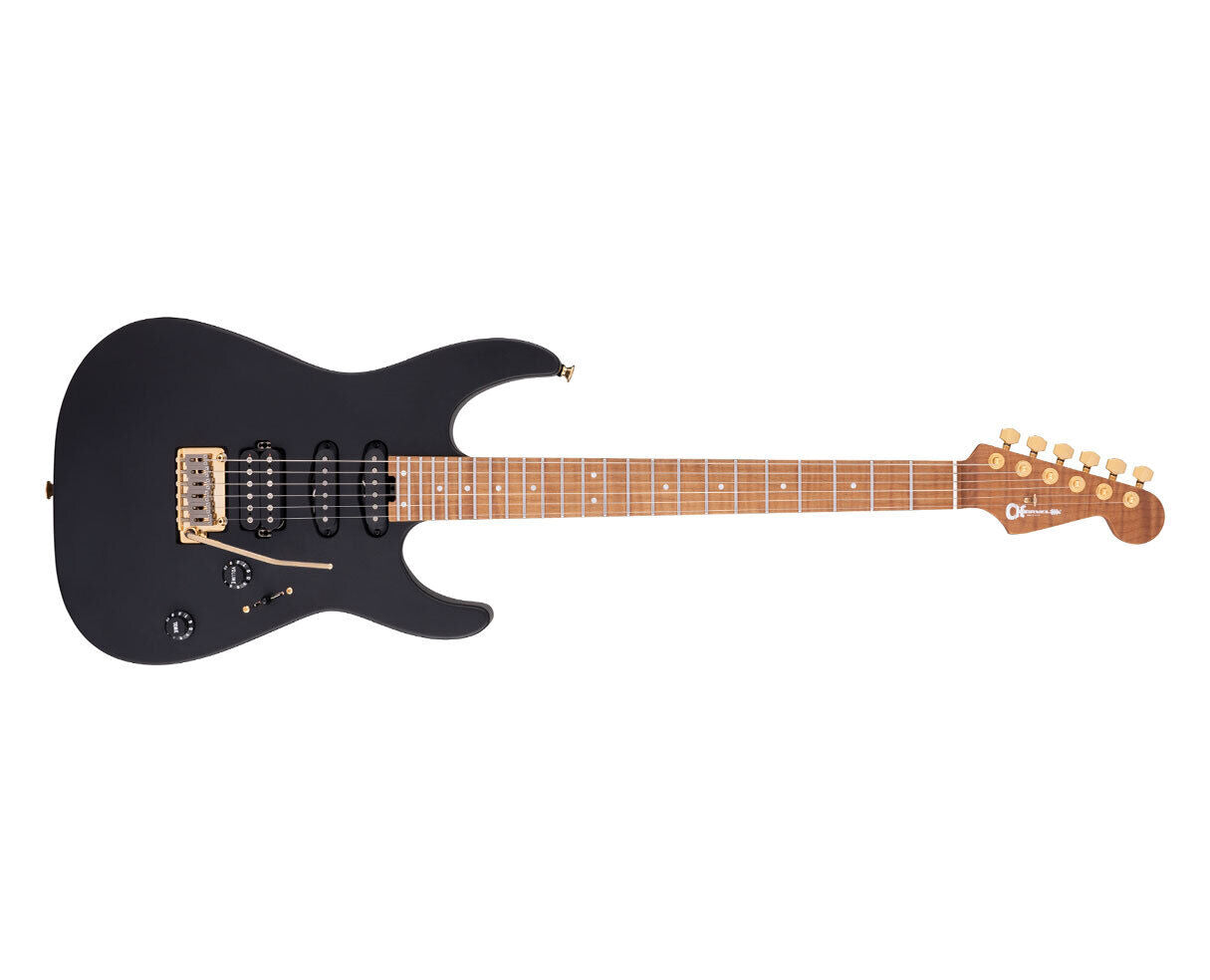 Charvel USA Select DK24 HSS Electric Guitar - Satin Black