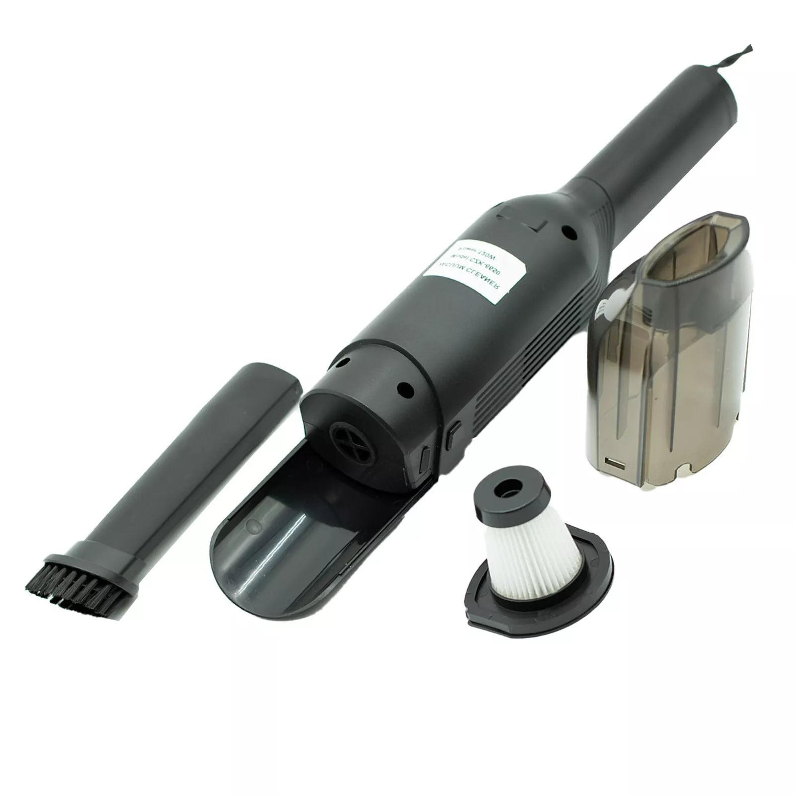 EMB V1C Rechargeable Car Vacuum Cleaner – 120W Power, Wet & Dry, Compact Handheld for Home & Auto Cleaning