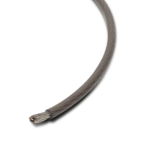 Rockford Fosgate RFW8B - 250 ft spool, 8 AWG Frosted Black Wire