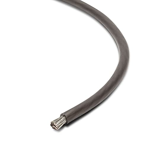 Rockford Fosgate RFW4B - 100 ft spool, 4 AWG Frosted Black Wire