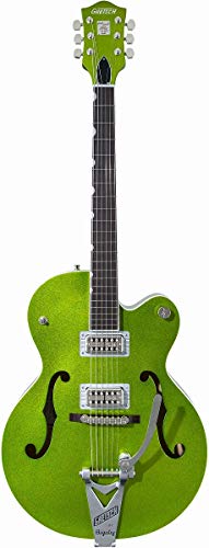 Gretsch G6120T-HR Brian Setzer Signature Hot Rod Hollow Body Guitar - Extreme Coolant Green Sparkle