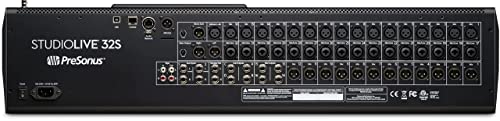 PreSonus StudioLive 32S 32-Channel/22-bus digital console/recorder/interface with AVB networking and dualcore FLEX DSP Engine
