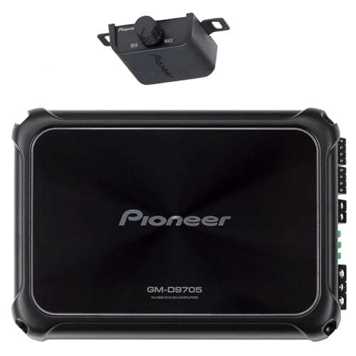Pioneer GM-D9705 2000W Max 5-Channel GM Digital Champion Series Class-D Car Audio Stereo Amplifier w/ Wired Bass Boost Remote