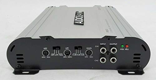 Audiobank P802 -2 Channels 800 WATTS Bridgedable Car Audio Stereo Amplifier Heavy-Duty Aluminum Alloy Heatsink | Class A-B Operation Remote On/Off Circuit -2nd Gen