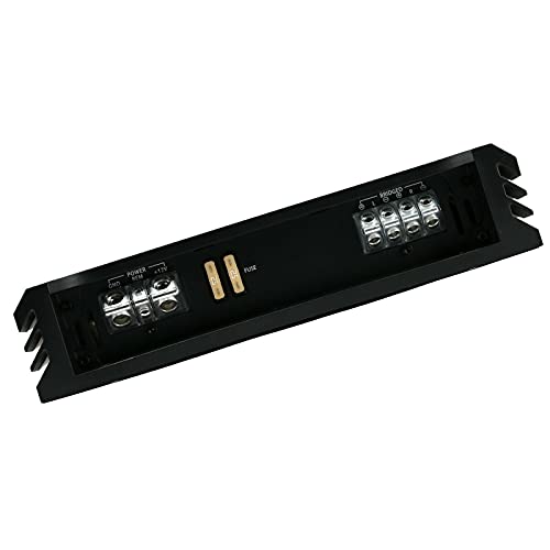 Audiobank AB2000.2 2 Channel 3500 Watt 2 Ohm A/B Class Car Audio Stereo BASS Amplifier with Bass Control, Bridgeable, LED Indicator with 4 Gauge Installation Kit Red Bundle