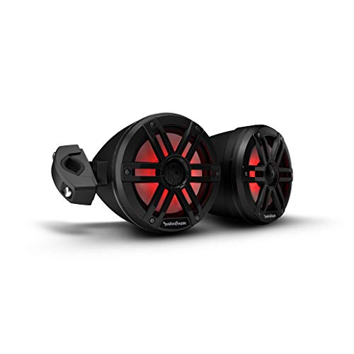 Rockford Fosgate M1WL-65MB Marine Grade Color Optix Multicolor LED Lighted 6.5