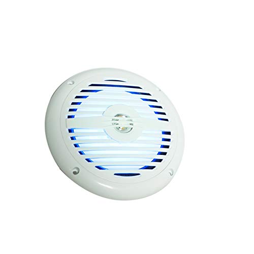 Gravity 4X MG660-LBH 6.5-inch 2-Way Marine Speakers CEA Rated 4 ohms Impedance Frequency Response 80-20 kHz Water Resistant -White Total 700 Watts Peak Power