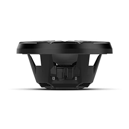 Rockford Fosgate M2-8B Color Optix 8” 2-Way Coaxial Multicolor LED Lighted Marine Speakers -Black/Stainless (Pair)